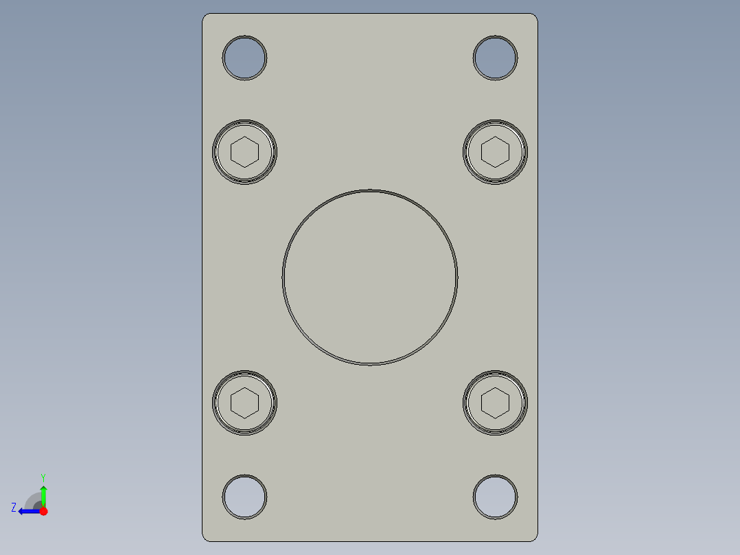 SC63x600FB亚德客气缸A右视图
