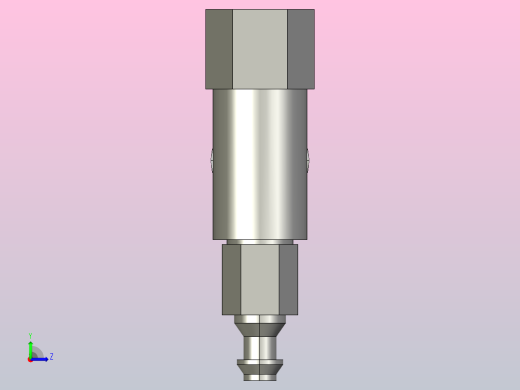 吸盘支架-水平真空口不带缓冲左视缩略图