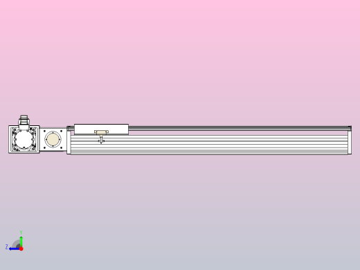 皮带直线轴半封闭可选导轨TPA-HNB-220D-176-L800-ML-Y-P1K-N3右视缩略图