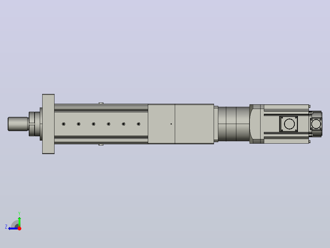 MTA125-150-P10-FF-D-K_-P2000W&amp;3000W-S3重载型电动缸右视图