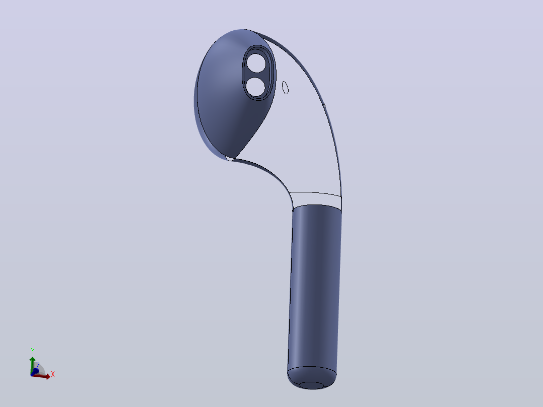 苹果air pods 主视图