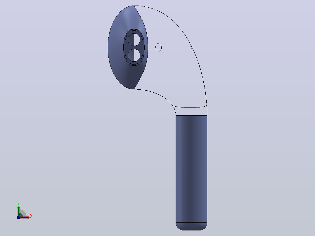苹果air pods 前视图
