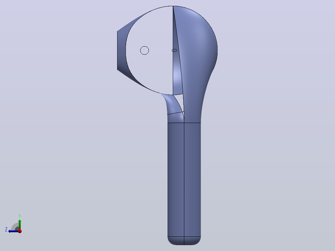 苹果air pods 右视图