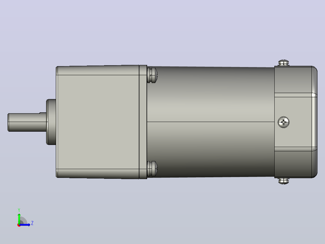 交流减速机5IK90GU-CFT(5GU3KB-200KB)左视图