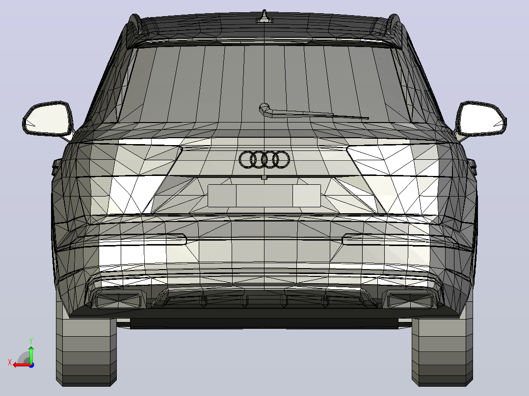 奥迪 Q7 2017后视图