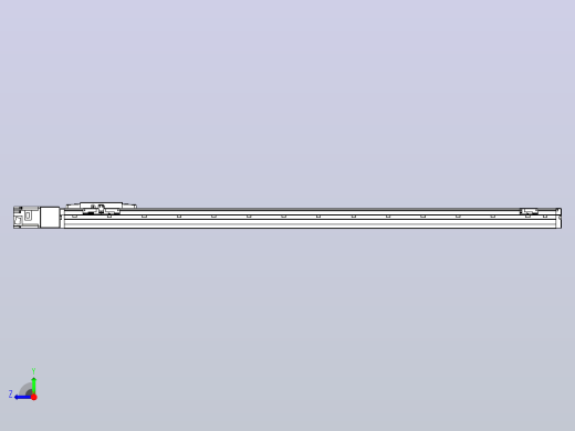 滚珠丝杠直线轴内置导轨TPA-GCR-120-1610C-L1200-M-M40-N3右视缩略图