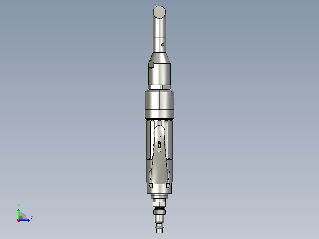 ATS 90度风钻型号左视图