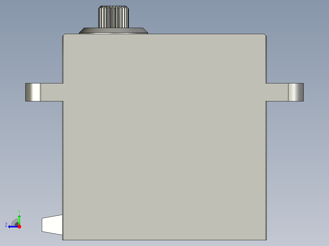 50kg 14V无刷伺服电机M50BHW右视图