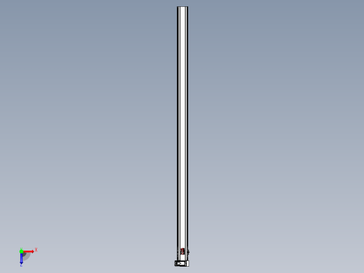 皮带直线轴半封闭可选导轨TPA-HNB-120D-110-L2600-RU-Y-P40-N3俯视缩略图