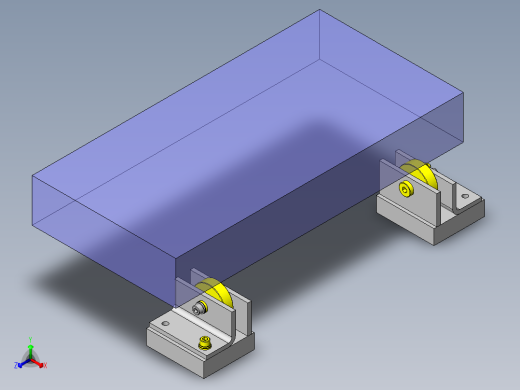 输送机辅助滚轮正等轴测缩略图