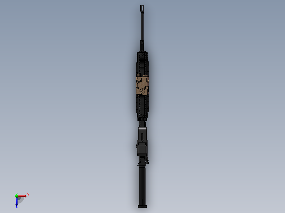 m16a4俯视图
