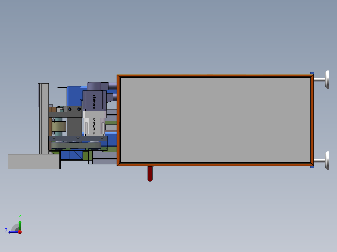 01月-2米自动打孔机sw18可编辑右视图