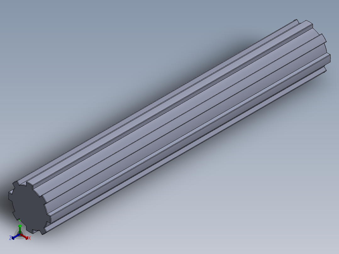 SPLS 32x38x250 - 8.SLDPRT正等轴测图