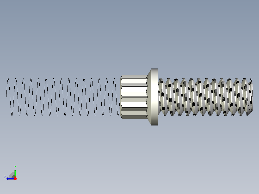 1-4in-20 5-8long 12-point screws.x_t右视图