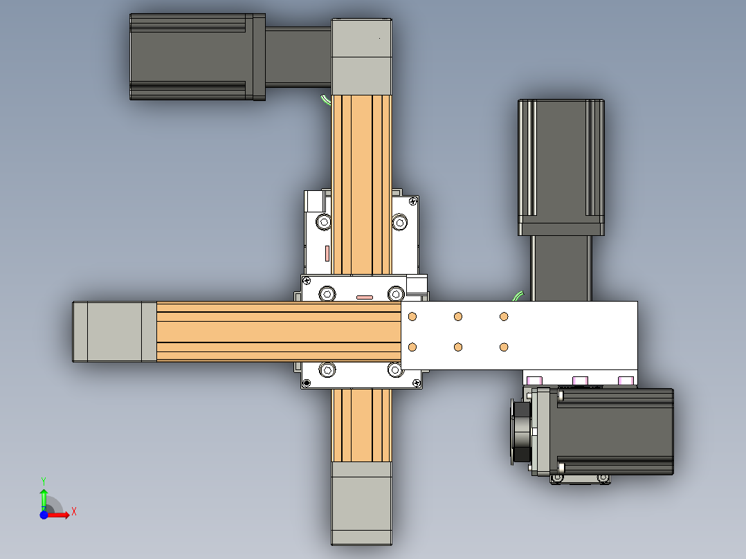 威洛博一般环境皮带-EB4悬臂三轴前视图