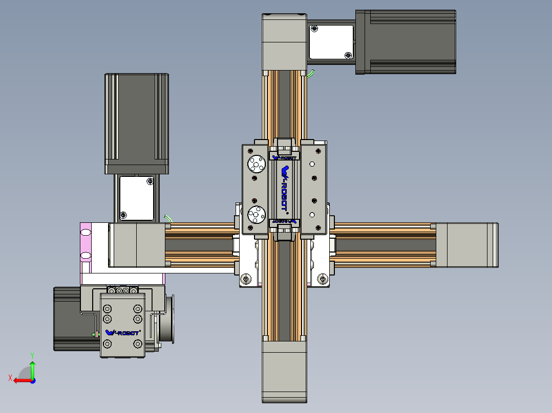 威洛博一般环境皮带-EB4悬臂三轴后视图