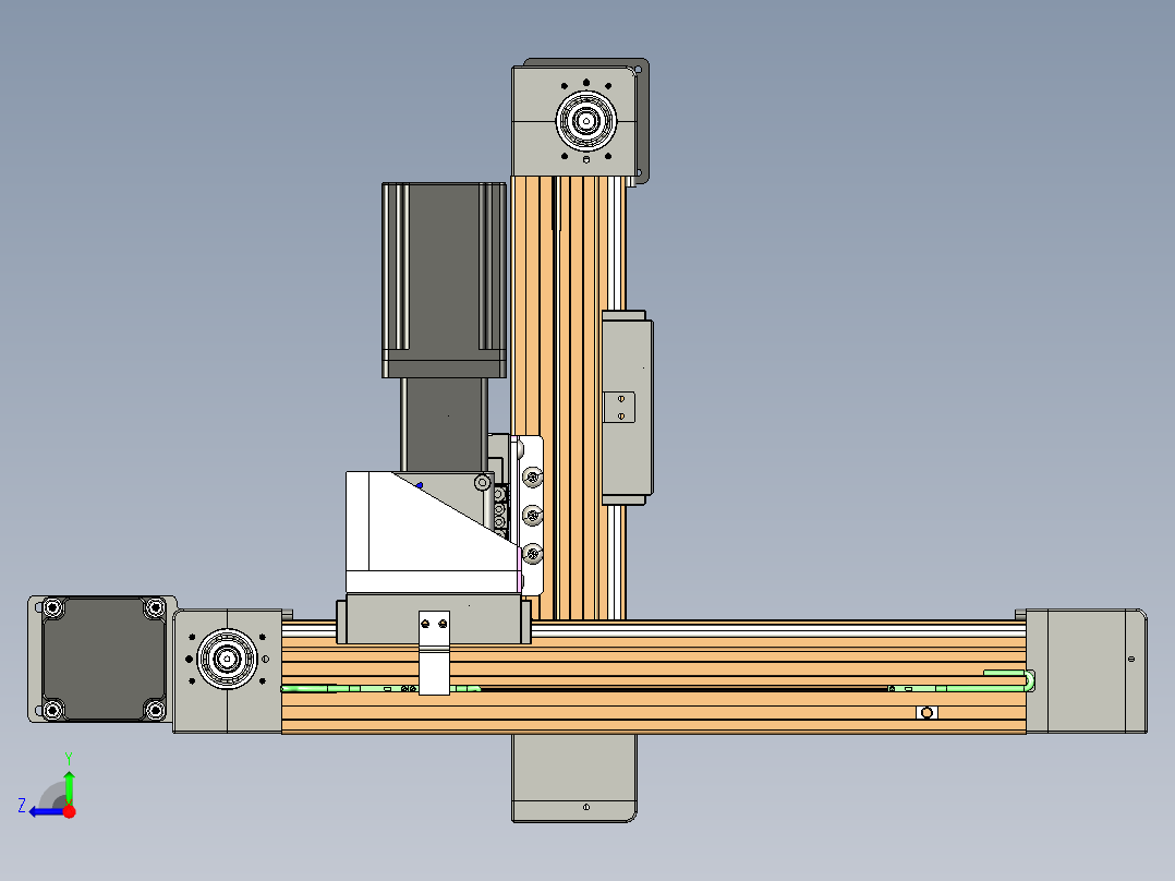 威洛博一般环境皮带-EB4悬臂三轴右视图