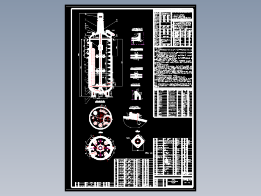 10m3发酵罐设计【10立方米】【含8张CAD图+文档】