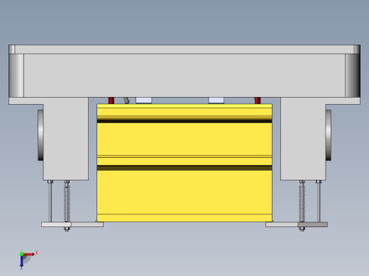 镗削4110发动机机体主轴半圆孔镗床夹具设计【三维SolidWorks】俯视缩略图