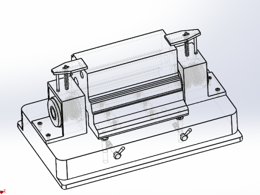 镗削4110发动机机体主轴半圆孔镗床夹具设计【三维SolidWorks】缩略图