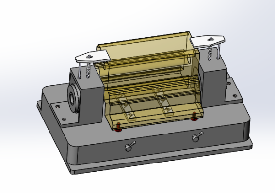 镗削4110发动机机体主轴半圆孔镗床夹具设计【三维SolidWorks】