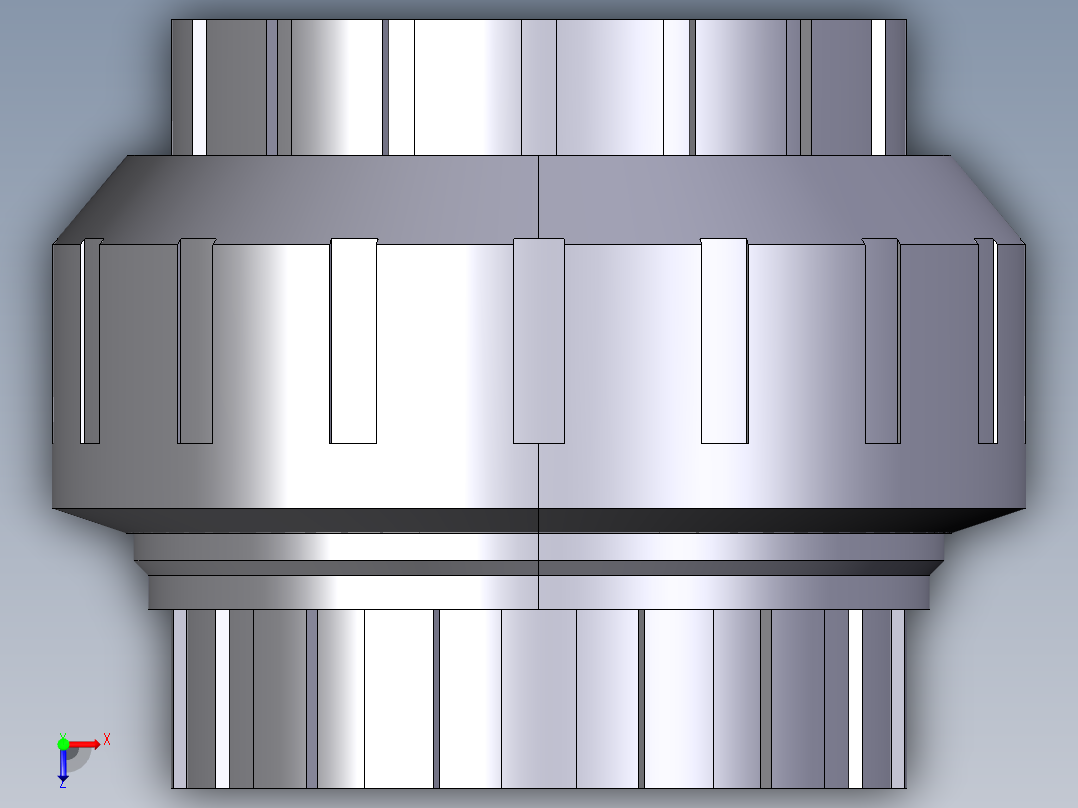 10BFV 工会与BSP螺纹母端，EPDM或FPM材质的O形环俯视图