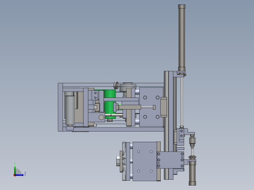 薄膜冲切机左视缩略图