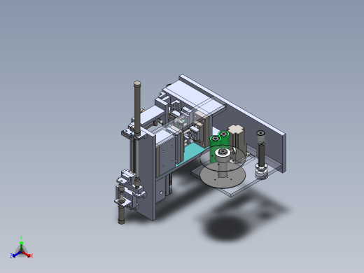 薄膜冲切机正等轴测缩略图