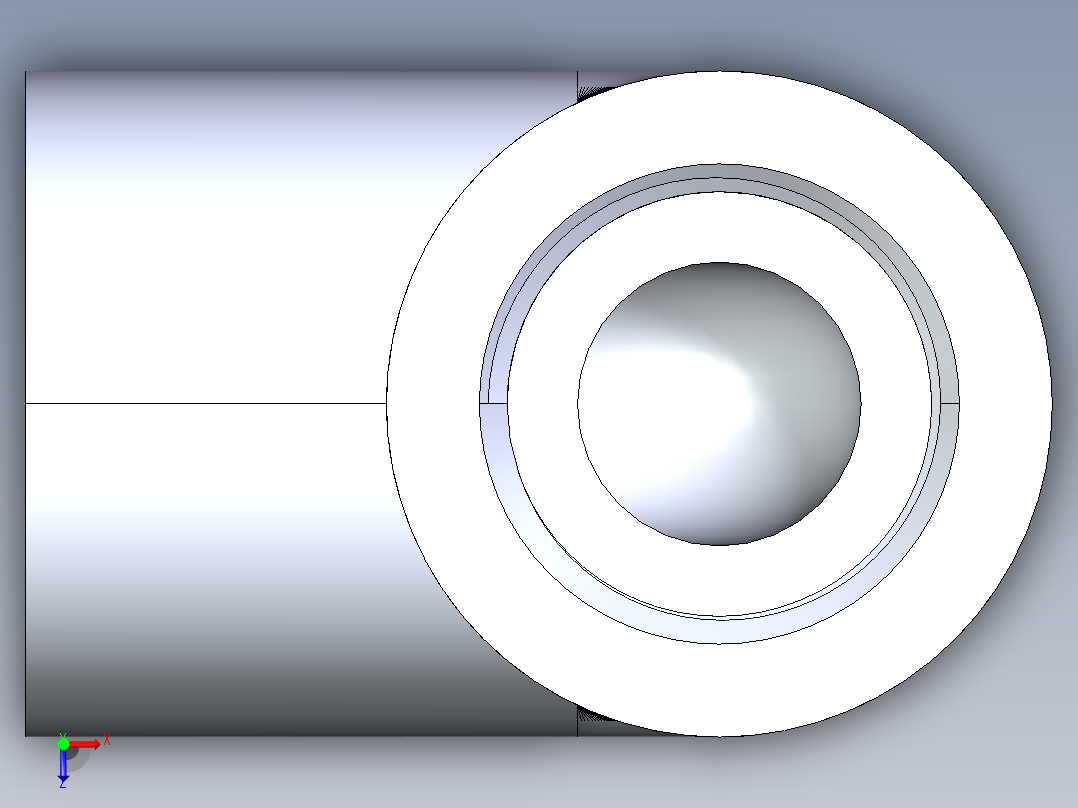 CPVC管件07-Sch80_90Elbow_FPTxFPT_9808-003_0.375in俯视图