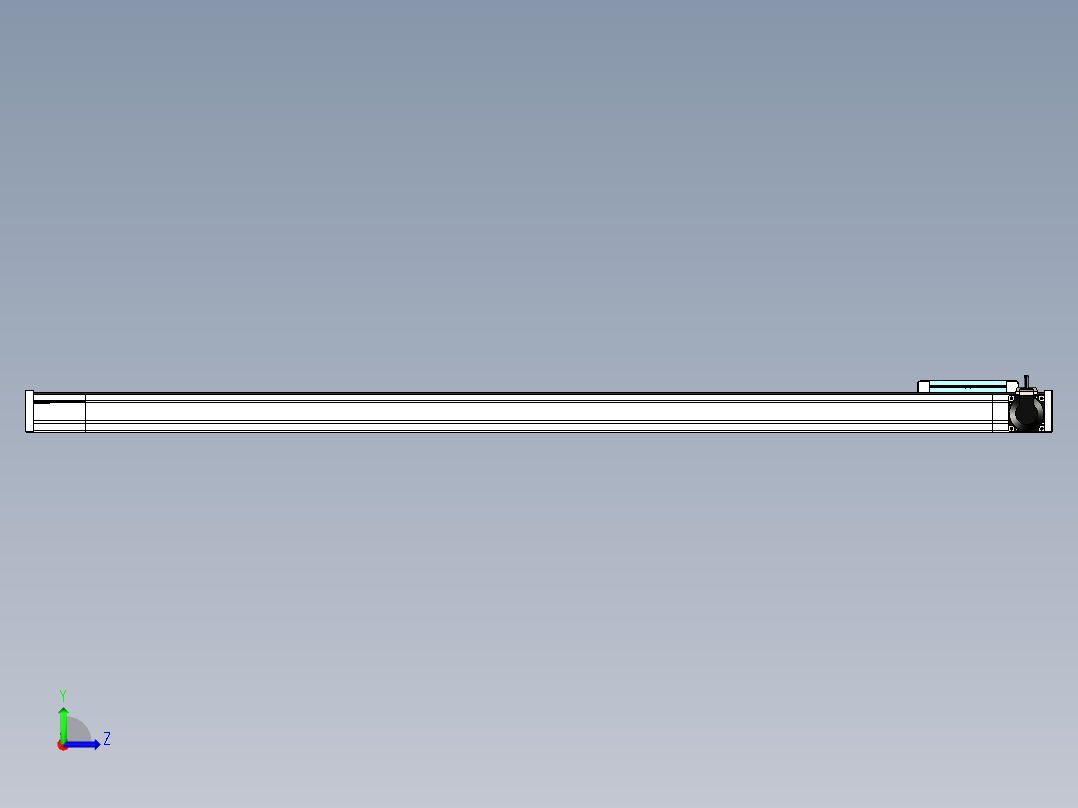 欧规系列-LB6A-L130-S1400-BR-ZP40-C3左视图