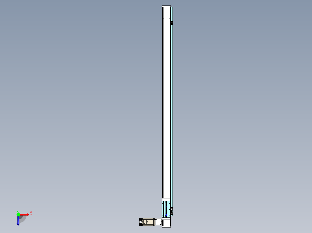 欧规系列-LB6A-L130-S1400-BR-ZP40-C3俯视图