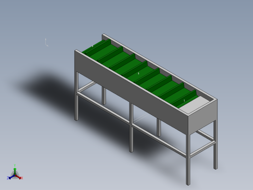 物品传送带正等轴测缩略图