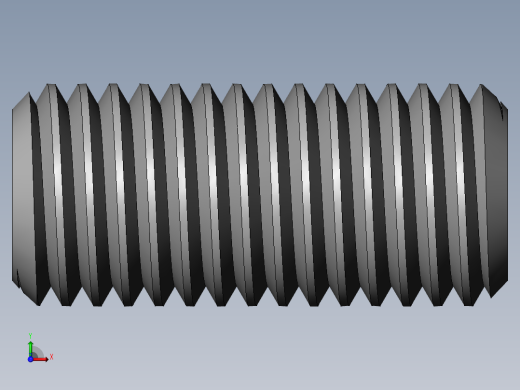 DIN 913-ISO 4026 固定螺钉-M18 L=40.SLDPRT前视缩略图