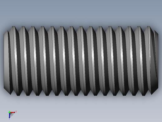 DIN 913-ISO 4026 固定螺钉-M18 L=40.SLDPRT俯视缩略图