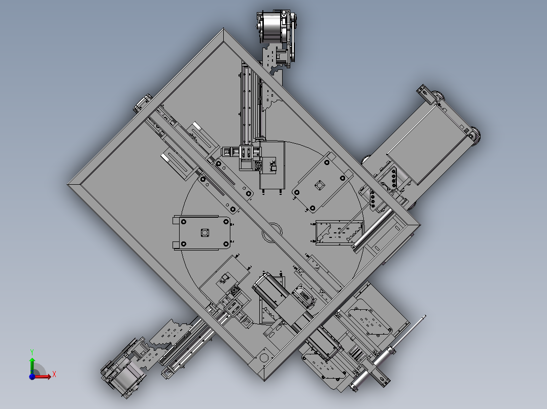 高精度贴合机前视图
