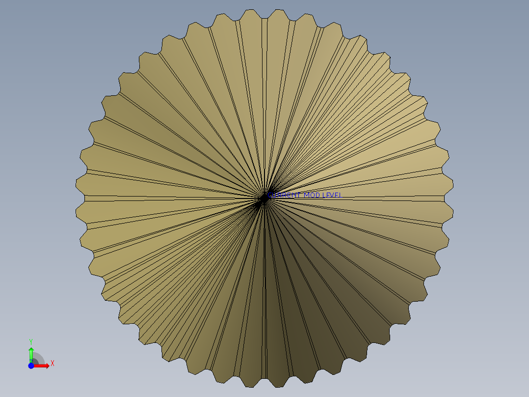 齿轮啮合 (110)前视图
