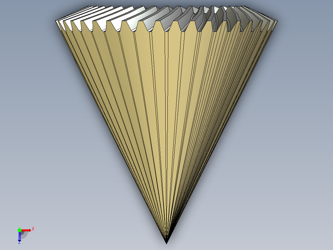 齿轮啮合 (110)俯视图