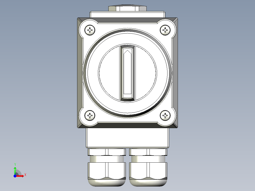 8030-51系列安装开关用于照明安装前视图