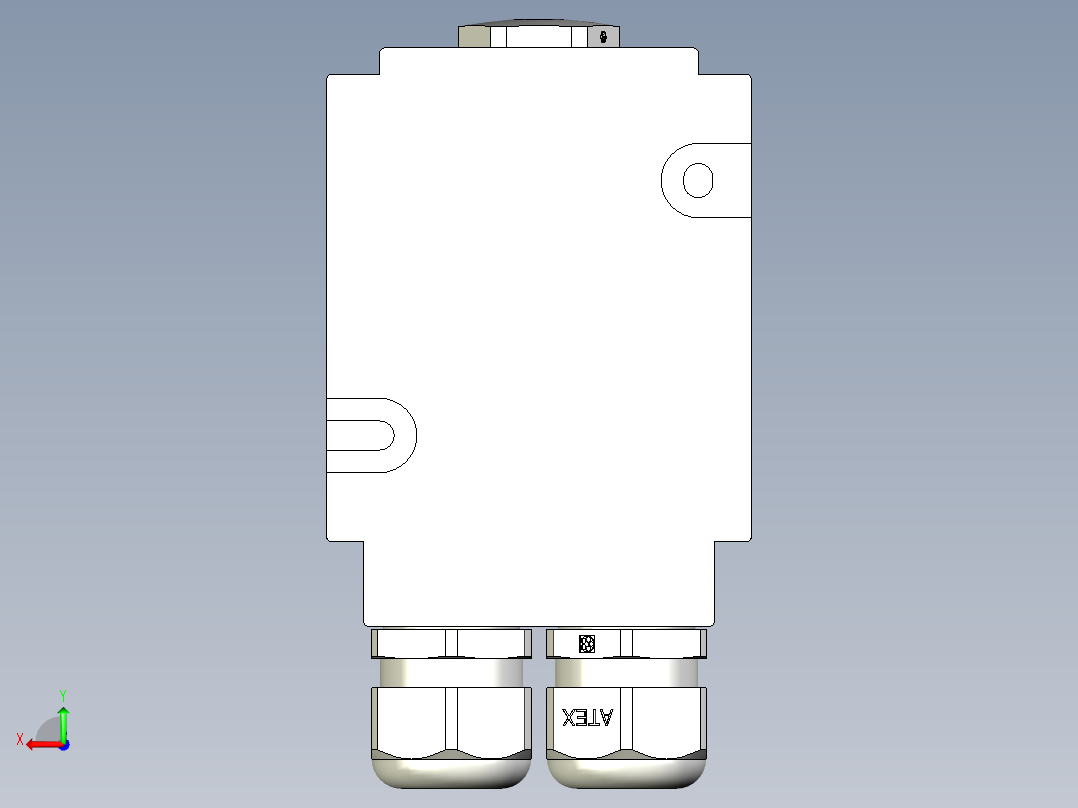 8030-51系列安装开关用于照明安装后视图