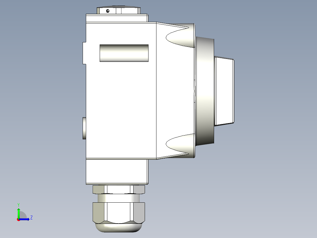 8030-51系列安装开关用于照明安装左视图