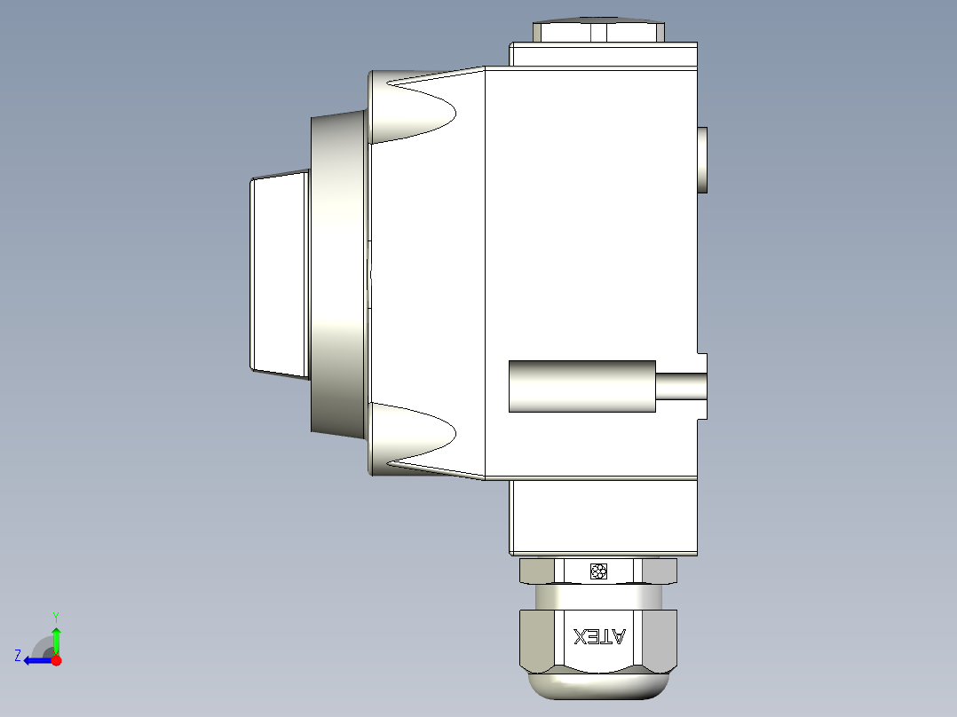 8030-51系列安装开关用于照明安装右视图