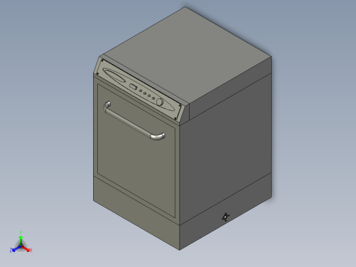 多功能家用自动洗碗机设计