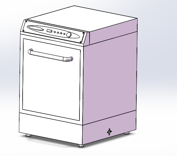 多功能家用自动洗碗机设计