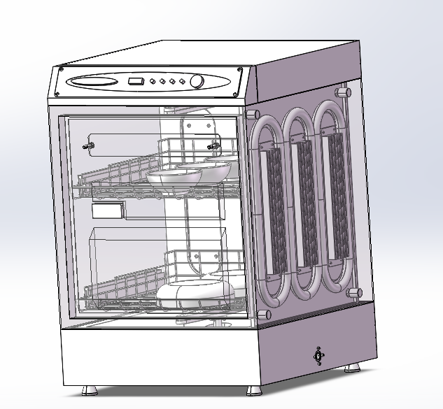 多功能家用自动洗碗机设计