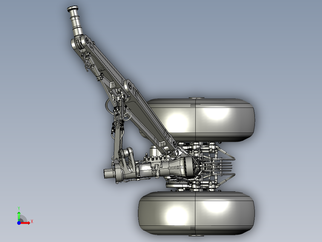 C919主起落架 1061075前视图