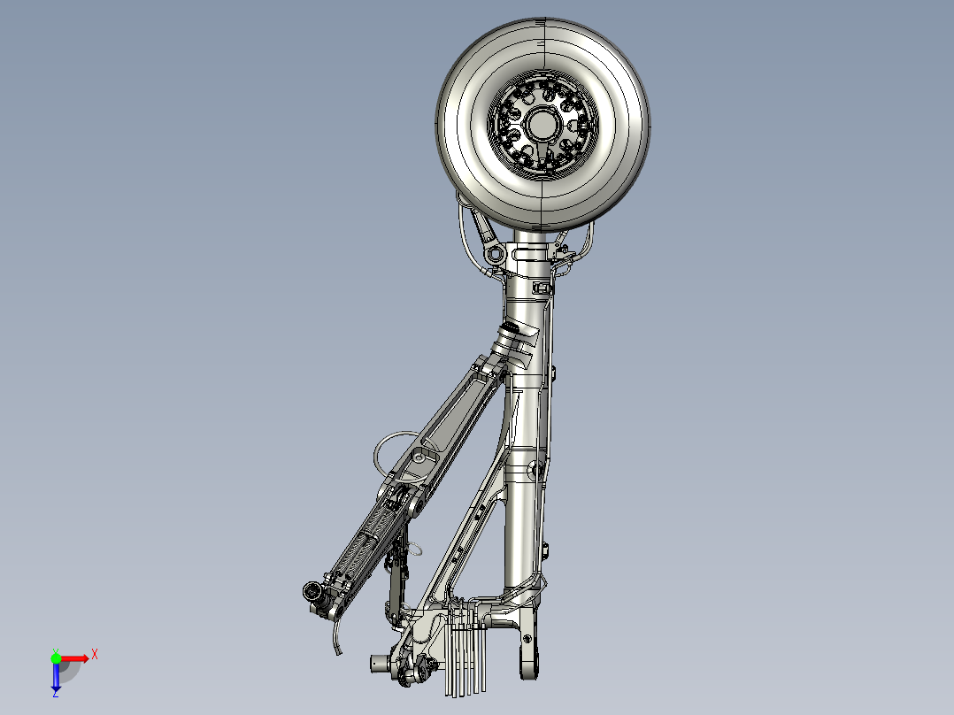 C919主起落架 1061075俯视图