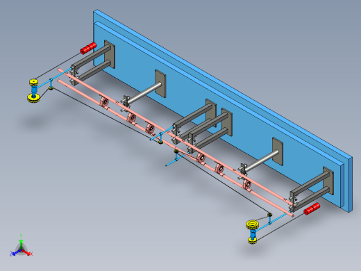 钢丝矫正器三维设计