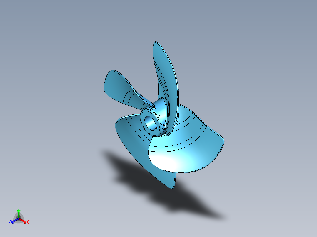 螺旋桨(14)主视图