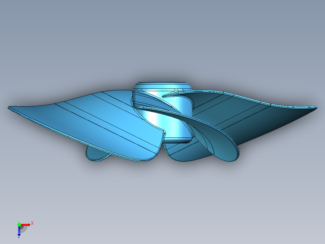 螺旋桨(14)俯视图