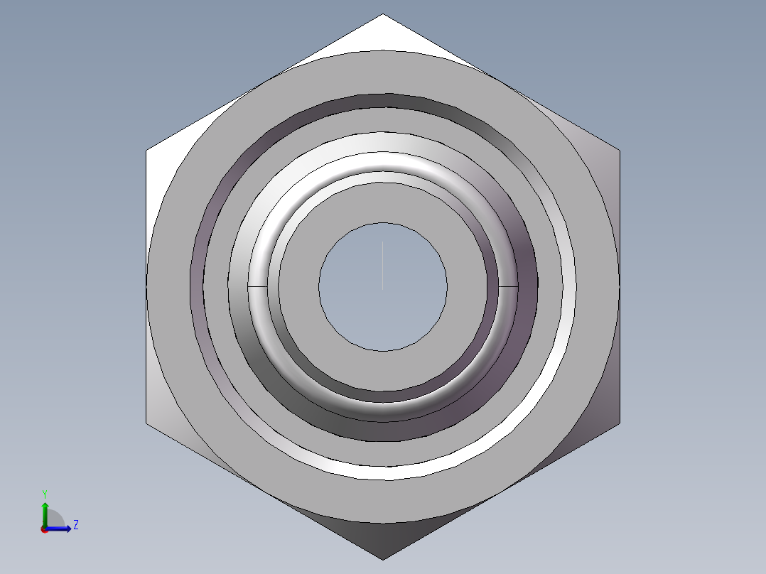 直通同径度接头、2D-18左视图